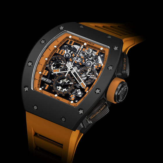 Replica Richard Mille 2015 RM 011 FLYBACK CHRONOGRAPH ORANGE STORM Men Watch